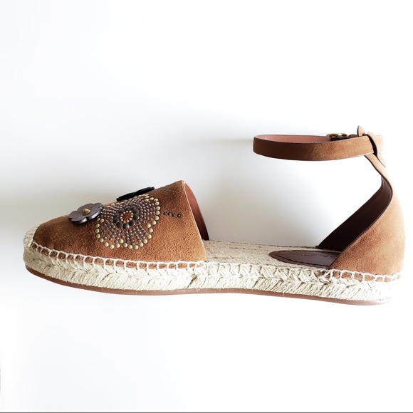 Coach Ankle Strap Astor Espadrille Tea Rose 9.5 - Picture 9 of 15